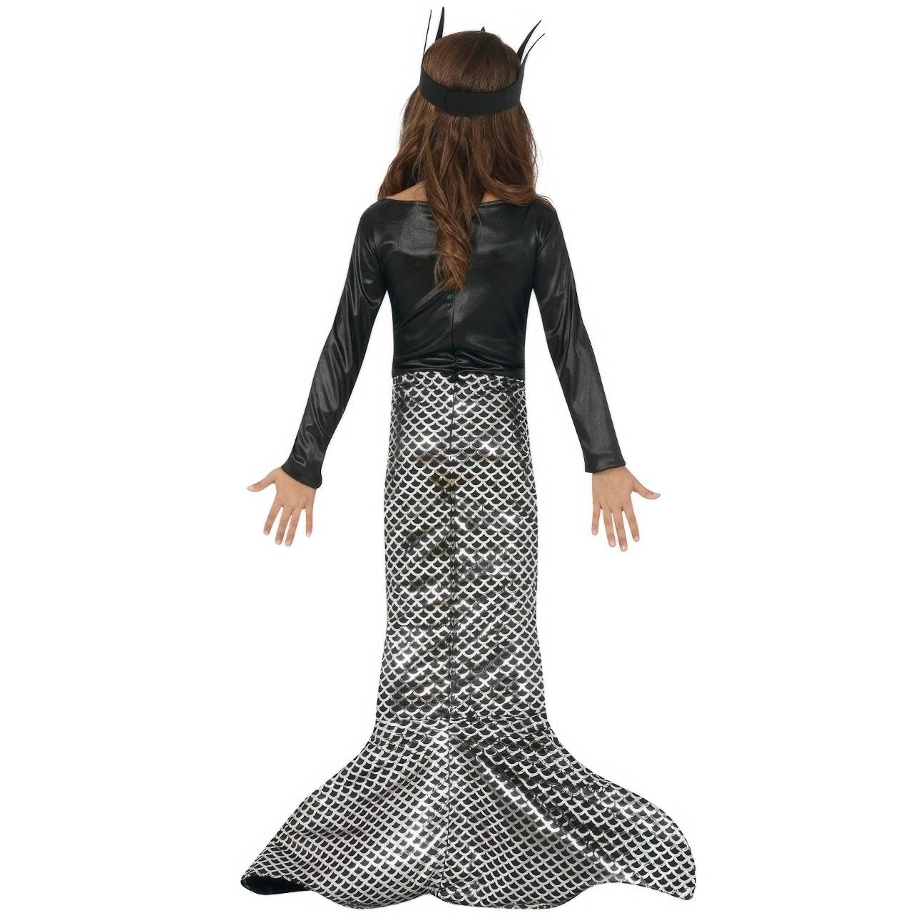 Fantasia de sereia zumbi para meninas