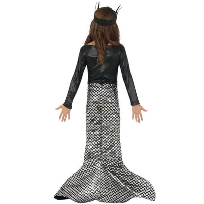 Fantasia de sereia zumbi para meninas