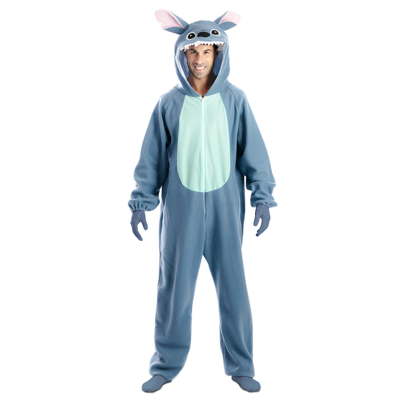Fato de Stitch Azul para adulto