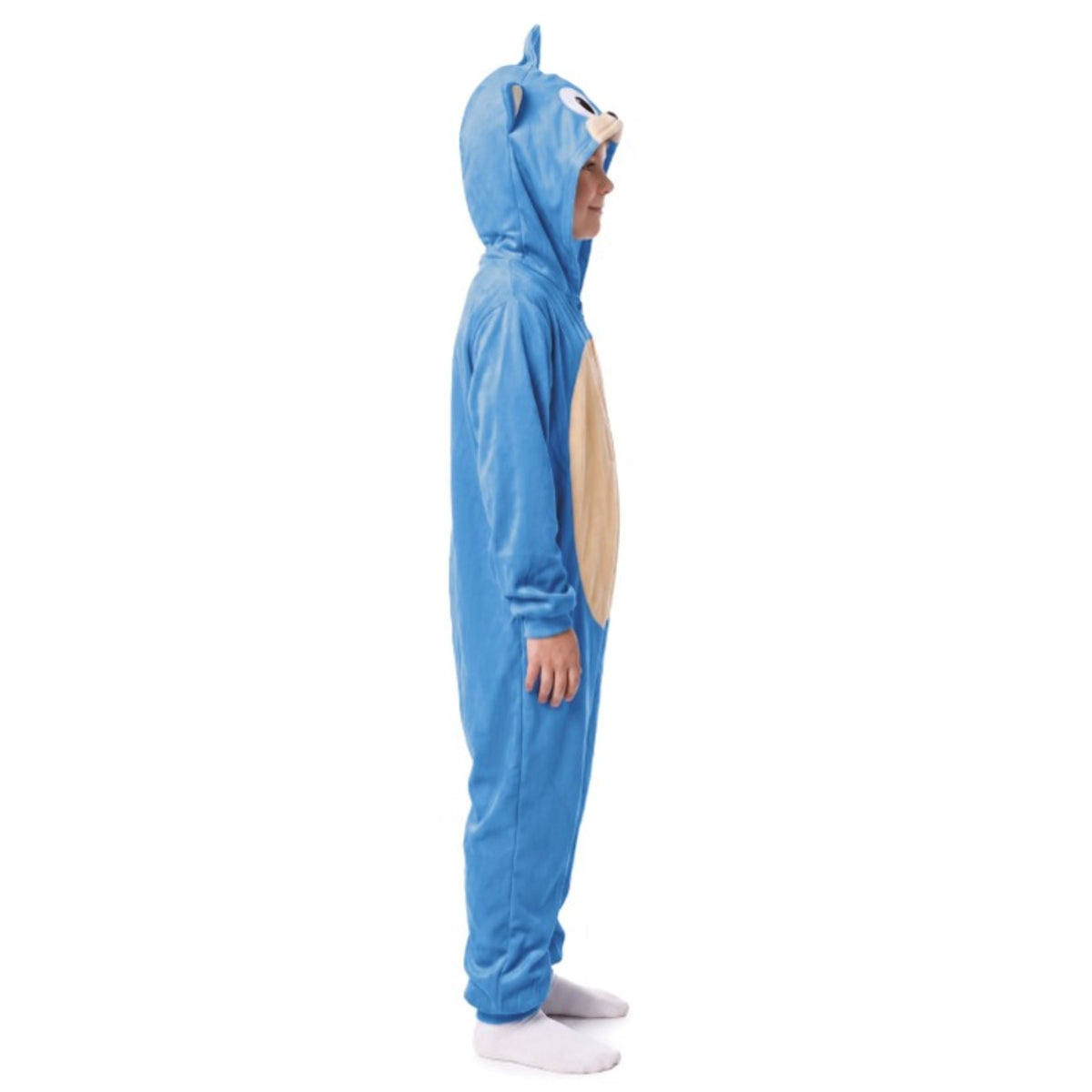 Fato de Super Sonic azul infantil