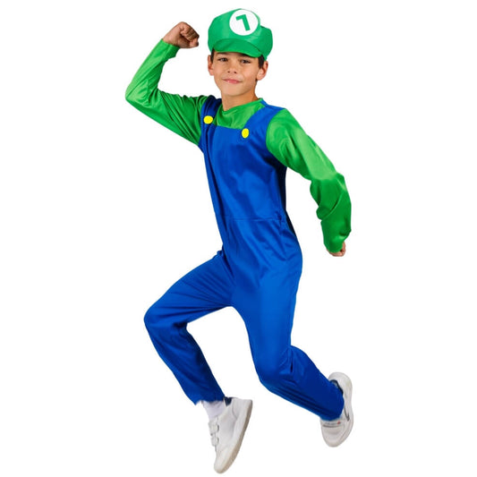 Fato de Super Luigi Videojogo para menino