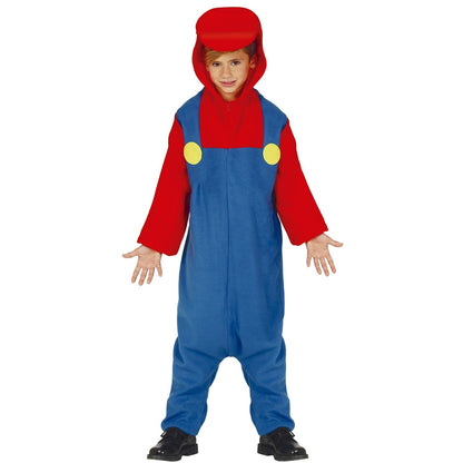 Fato de Super Mario Divertido infantil