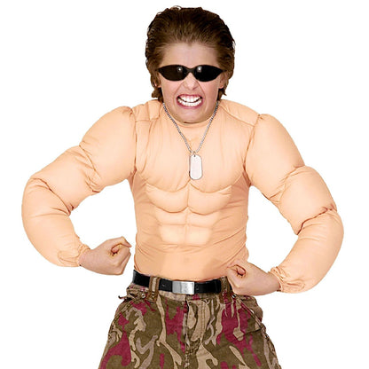 Fato de Super Musculoso infantil