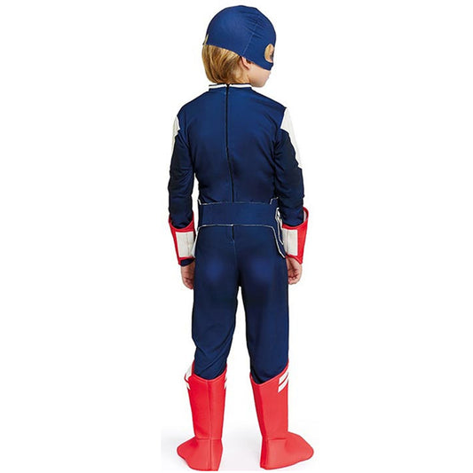 Fantasia de super-herói americano para meninos