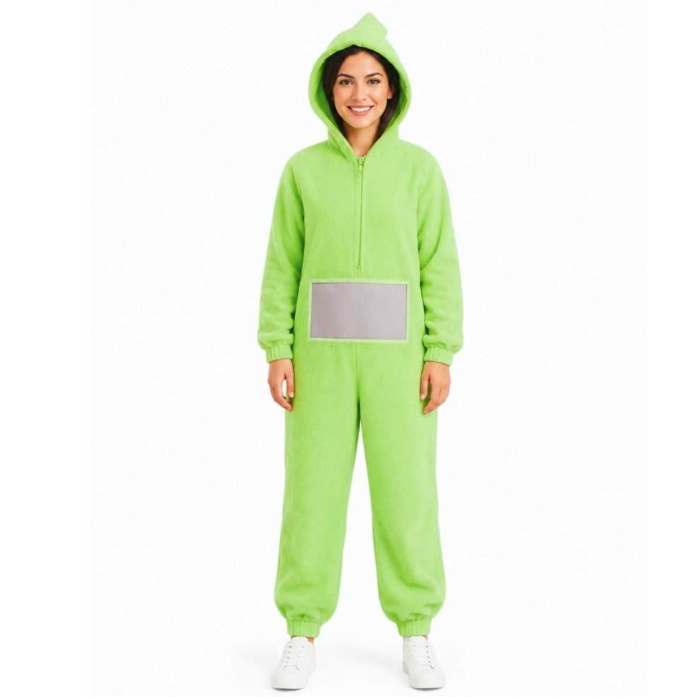 Fato de Teletubbie Verde Claro para adulto