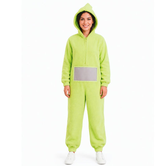 Fato de Teletubbie Verde Claro para adulto
