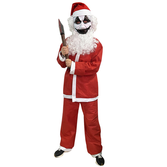 Fato de Terrifier Pai Natal para adulto