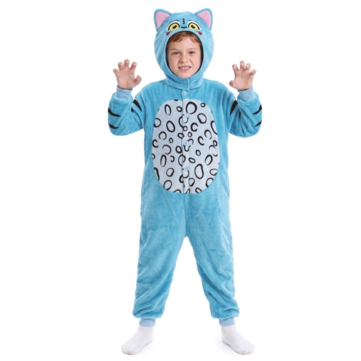 Fato de Tigre Azul K-Pop infantil