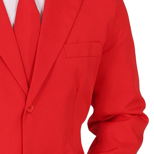 Fato de Traje Vermelho para adulto