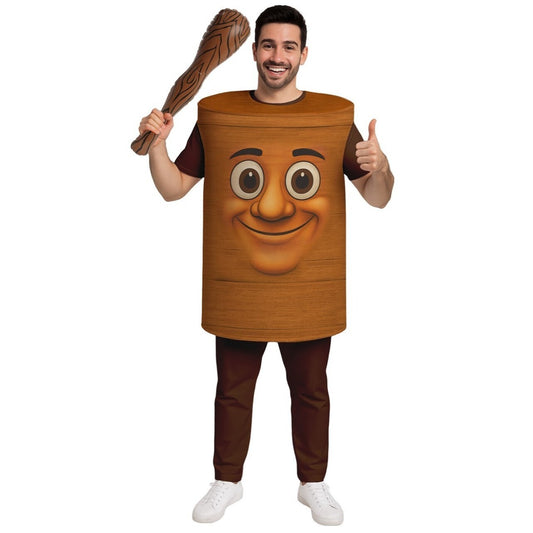 Fato de Tung Tung Sahur para adulto