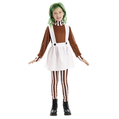 Fato de Umpa Lumpa para menina