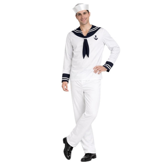 Fato de Uniforme de Marinheiro para homem
