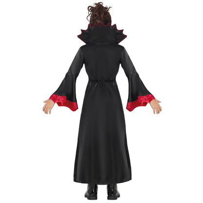 Fato de Vampira Bordô para menina