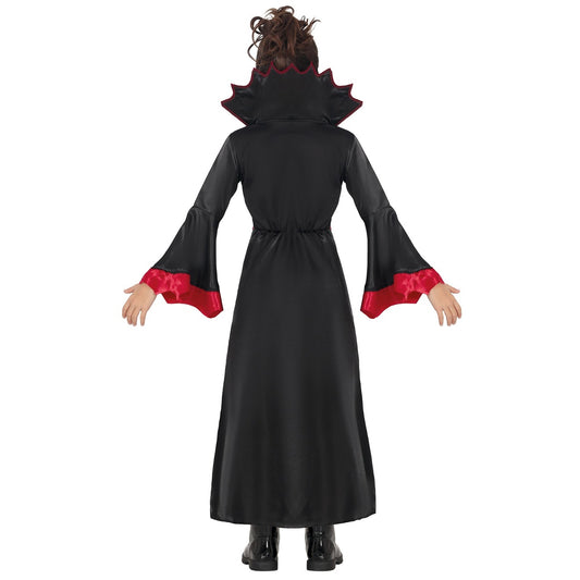 Fato de Vampira Bordô para menina