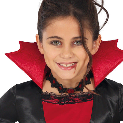 Fato de Vampira Bordô para menina