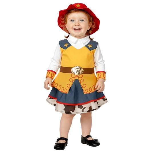 Fato de Vaqueira Cowgirl Jessi para bebé