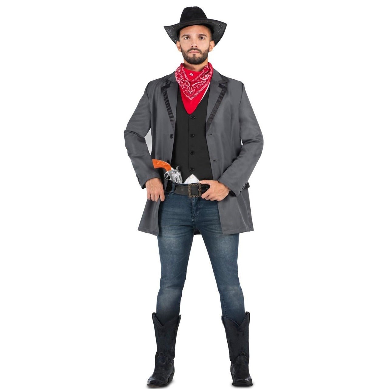 Fato de Cowboy Rebelde para homem