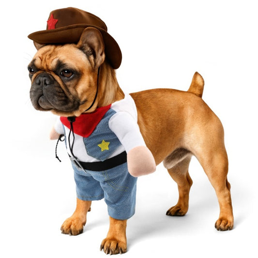 Fato de Xerife Cowboy para animal de estimação