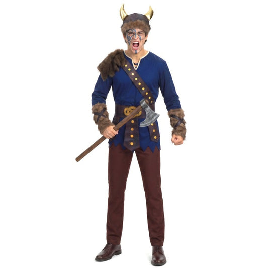 Fato de Viking Azul para homem