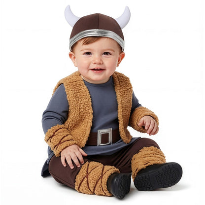 Fato de Viking Bárbaro para bebé