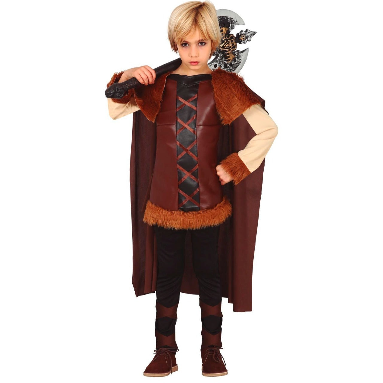 Fato Viking Castanho Infantil