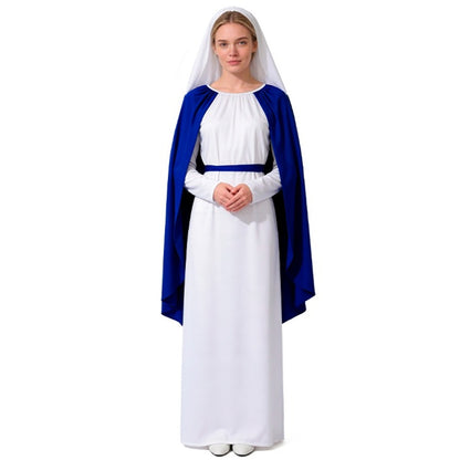Fato de Virgem Maria Bicolor para mulher