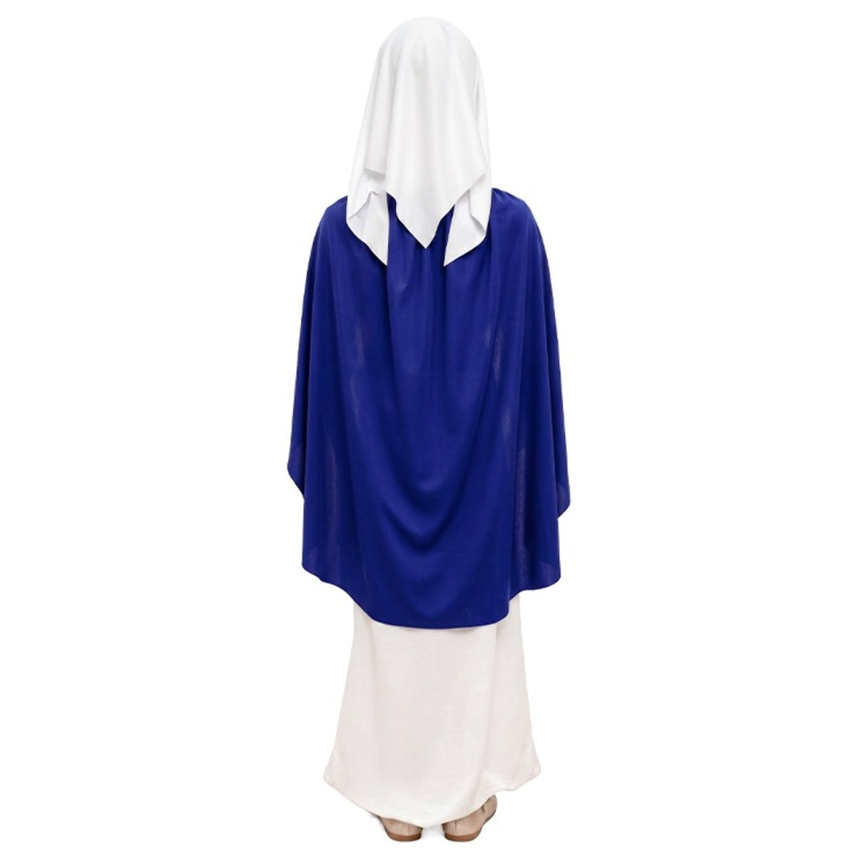 Fato de Virgem Maria Bicolor para menina
