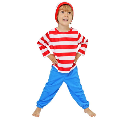 Fato de Wally às Riscas para bebé