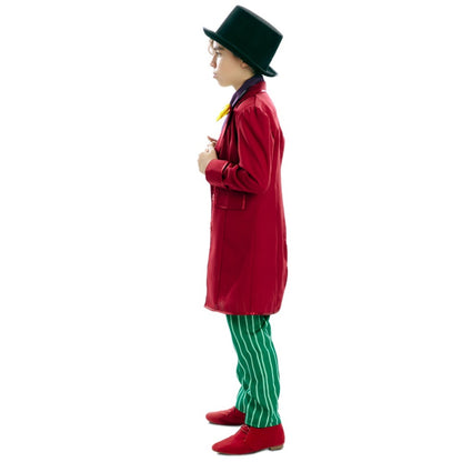 Fato de Willy Wonka com Laço para menino