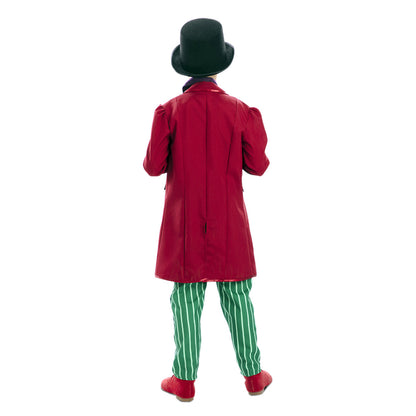 Fato de Willy Wonka com Laço para menino