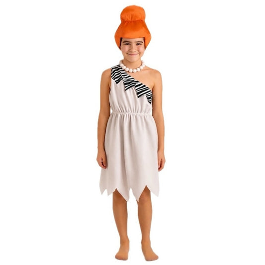 Fato de Wilma Troglodita para menina