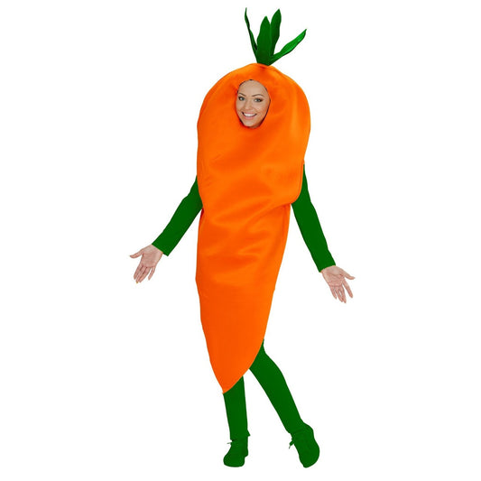 Fato de Cenoura Laranja para adulto