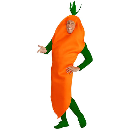 Fato de Cenoura Laranja para adulto