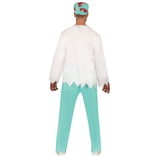 Fato de Zombie Cirurgião para homem