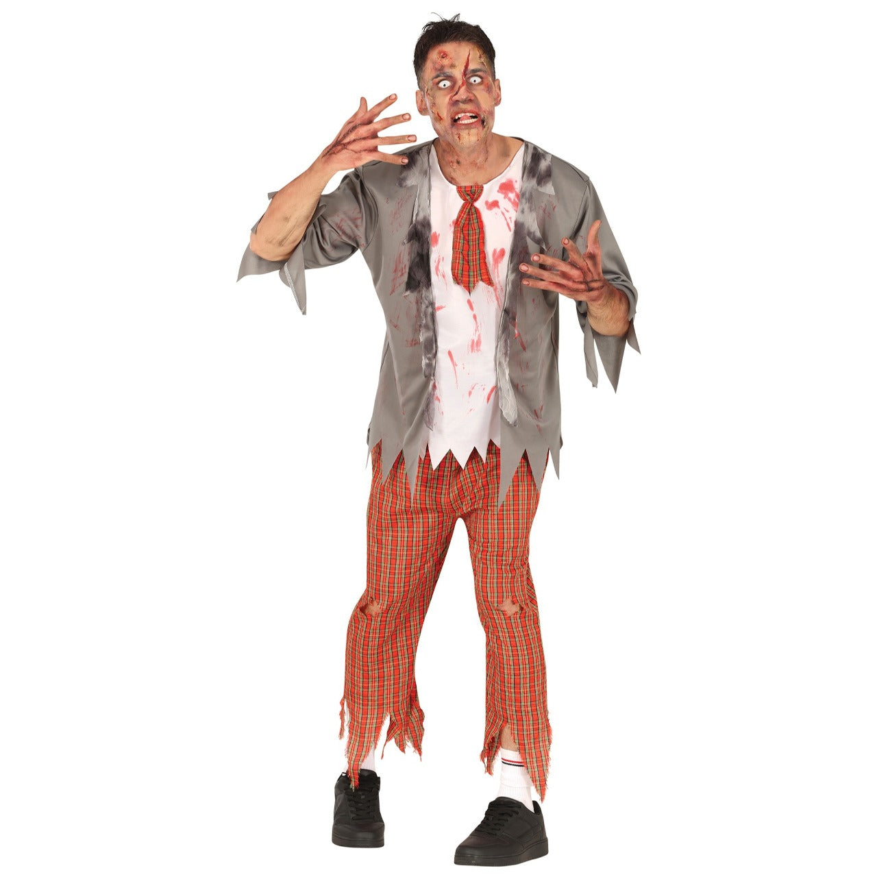 Fato de Zombie Colegial para homem