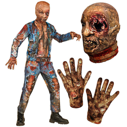 Fato de Zombie Sangrento para criança