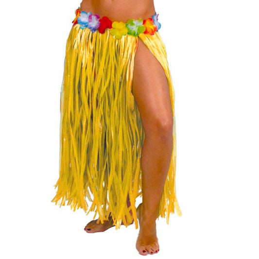 Saia Havaiana Amarela Longa