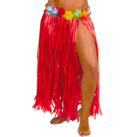 Saia Havaiana Vermelha Longa