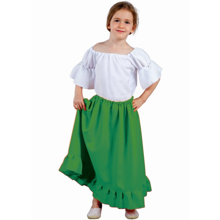 Saia Medieval Verde Infantil