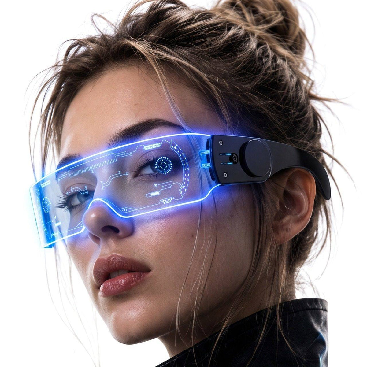 Óculos Futuristas com Luz