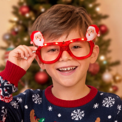 Óculos de Pai Natal Luminosos