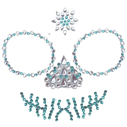 Gemas Glitter Autocolantes Catrina Caveira