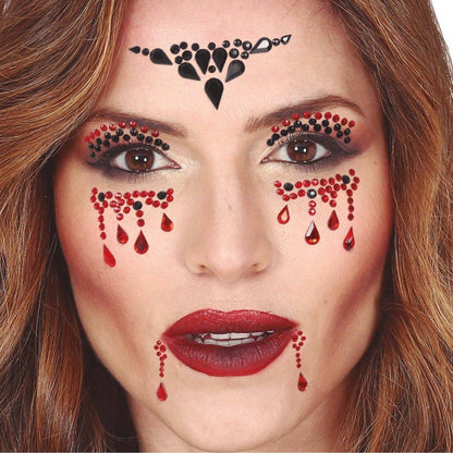 Gemas Glitter Autocolantes Vampiresa