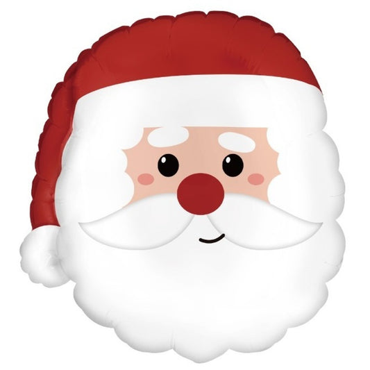 Balão de Papai Noel em folha metálica