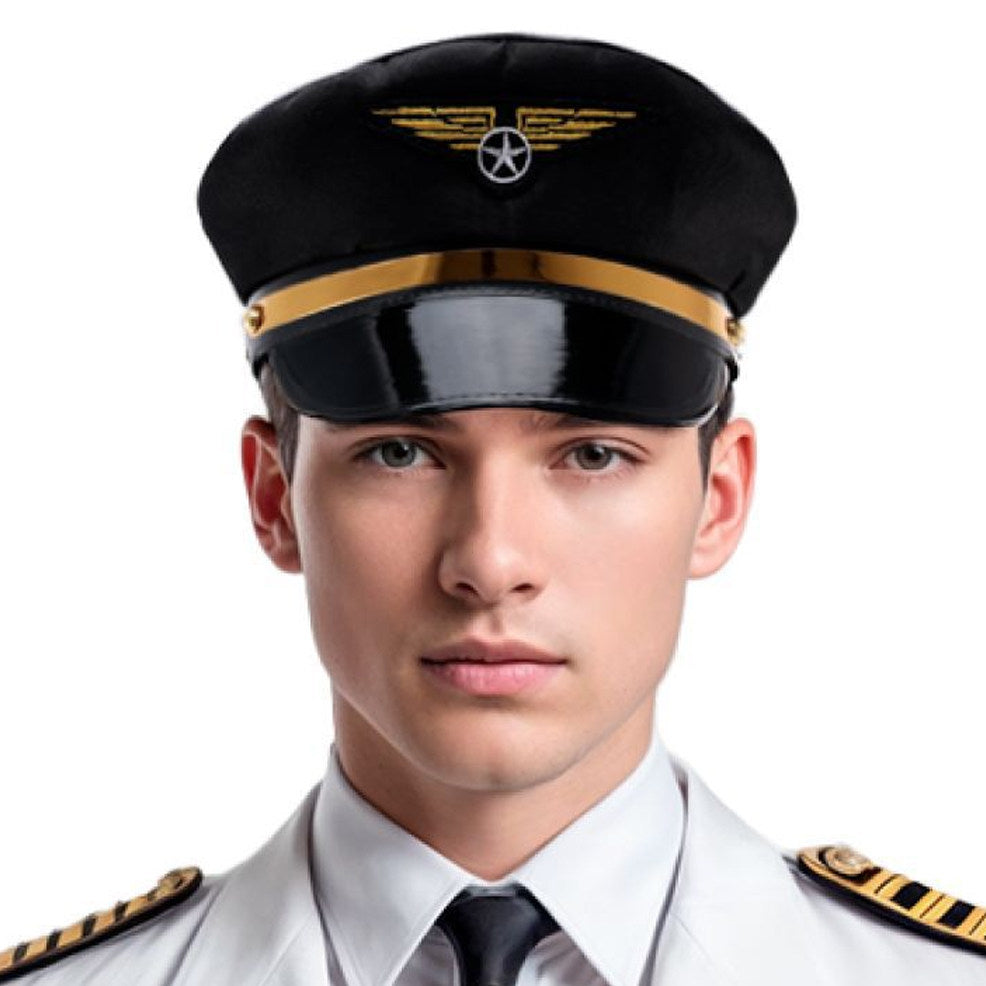 Boné de Piloto de Avião