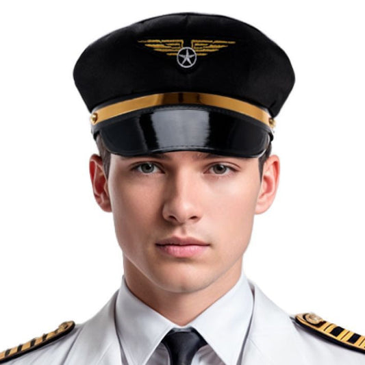Boné de Piloto de Avião