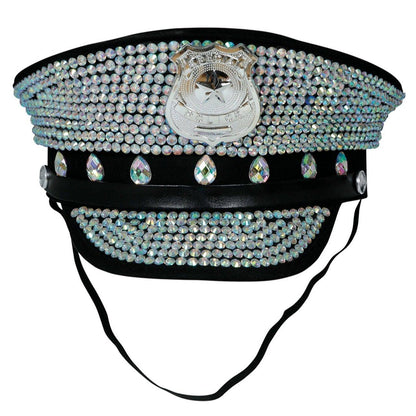 Gorra de Polícia Brilhante 