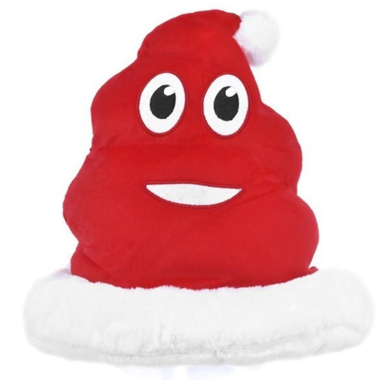 Chapéu Emoji de Caca de Natal