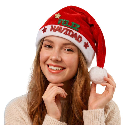 Gorro Feliz Natal Vermelho