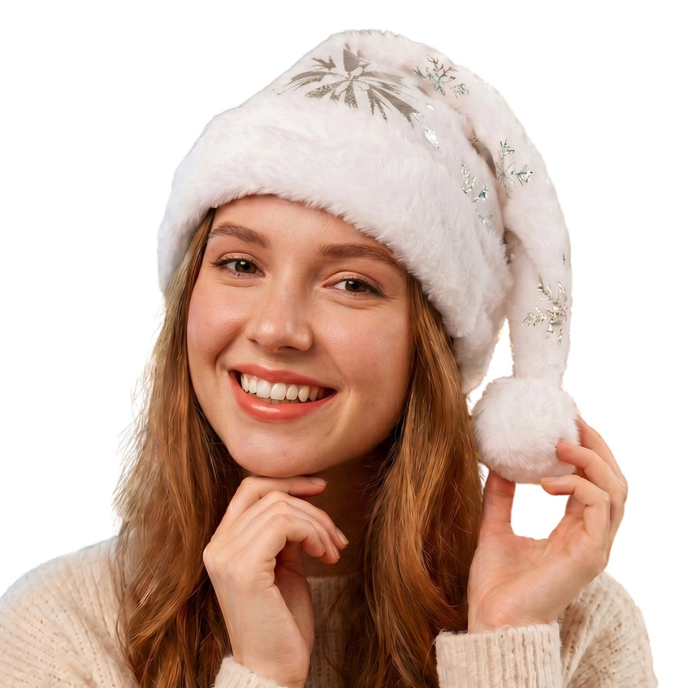 Gorro de Natal Flocos de Neve